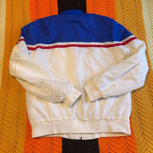 1980s Color blocked Mobil Racing jacket with Terry cloth lining - from HDT appar - Picture 9 of 13